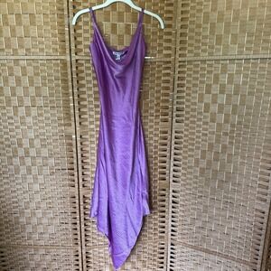 Steve Madden Purple Asymmetrical Slip Dress NWT‎ Women's Size XS